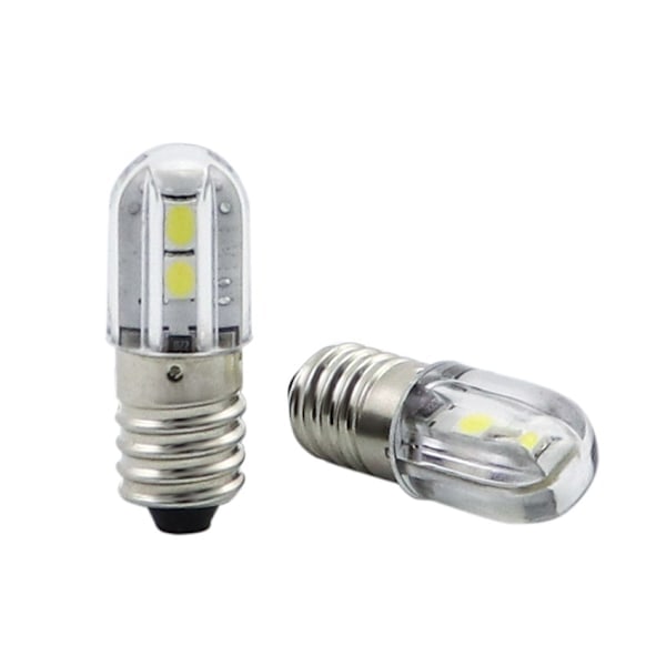 4 kpl 6V E10 LED-lamppuja 2835 kierrekannalla, 4 SMD-sirua, keltainen päivitys ajovaloihin, taskulamppu_ryy