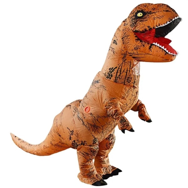Barnets originale farve 100 - 150 cm Kostume Oppustelig Dinosaur Kostume Halloween Alle lejligheder *Voksen- og børnestørrelser* Juras