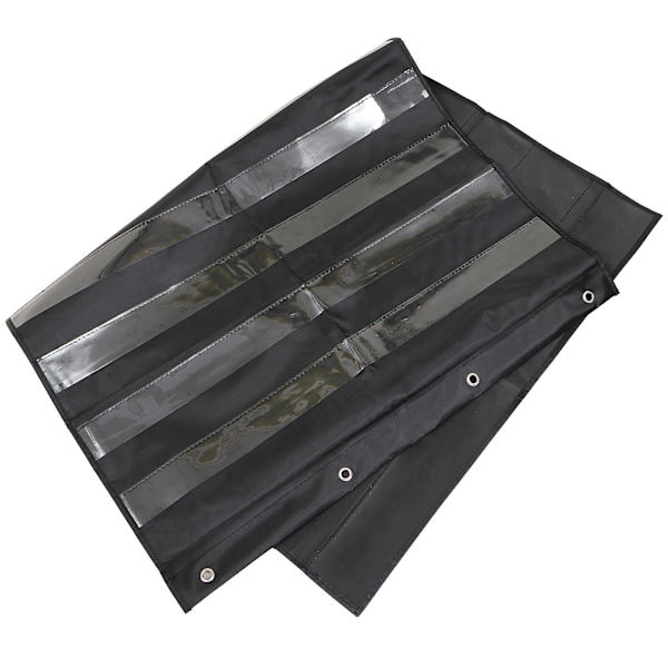 1 kpl Läpinäkyvä Taskukartta Ripustus Säilytyspussi Opetus Kartta Pussi Musta 110X70X0.5CM Black 110X70X0.5CM