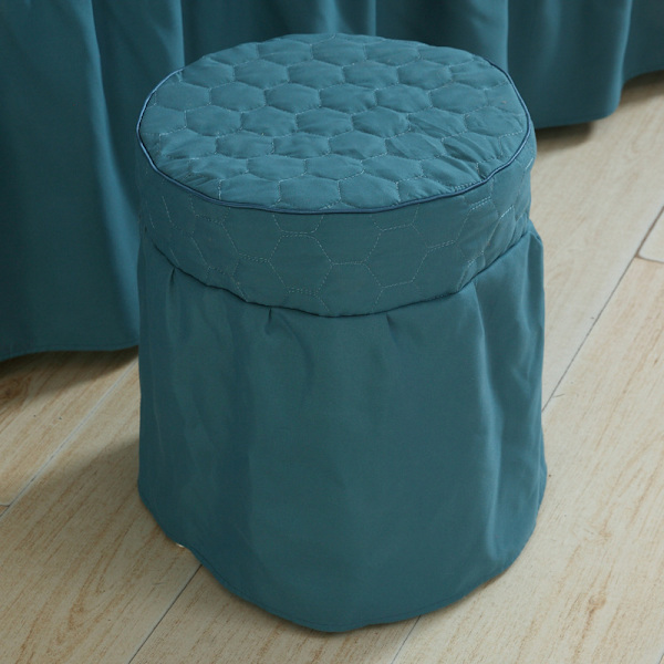 Elastinen pyöreä tuolinpäällinen kauneusalan pyöreille tuoleille - Hoitopeite tuoleille