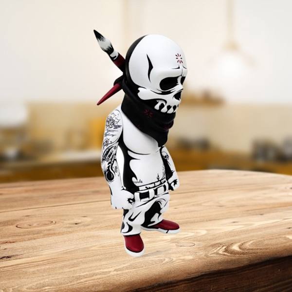 Harpiks Ornamenter Dekorasjon Gaver Hvit Halloween Dekorasjon Hip Hop Status