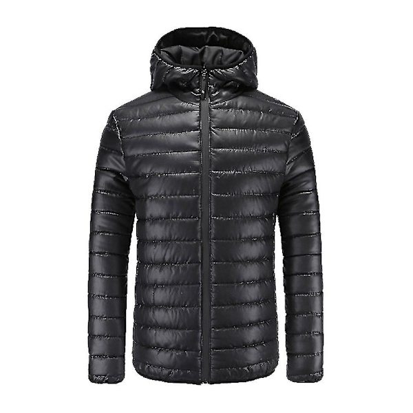 Miesten Talvi Lämmin Takki Tuulenpitävä Rentoutunut Huppari Takki Paksu Keskipitkä Ulkovaatteet Uusi 4XL 4XL