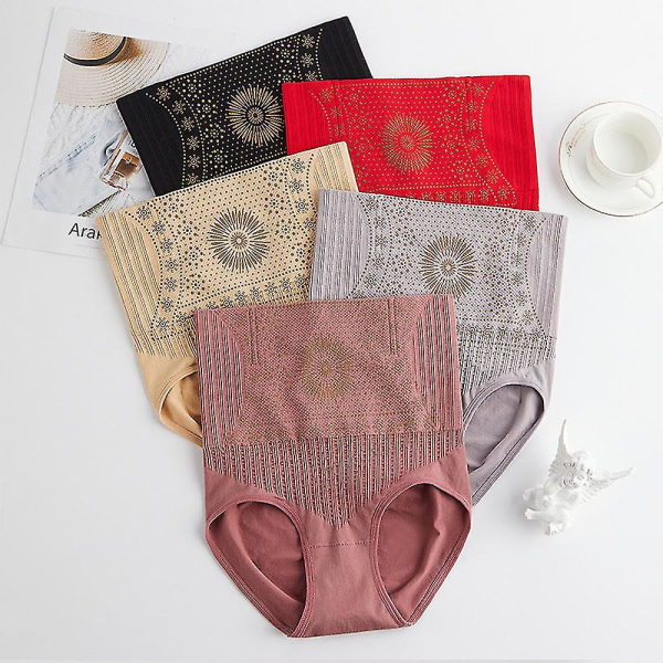 Super Slimmy Unik Fiber Gendannelse Butt Lift Formende Undertøj Shapewear Åndbar Blød DameXLBlack XL Black