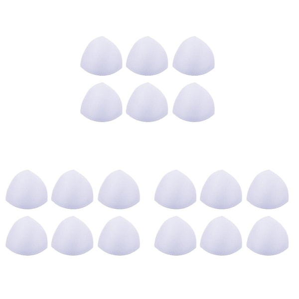 9 Par Bra Pads Brystpudeindsatser Brystsvamp Puder Sports Yoga Bra Indsæt 9 par 14X13CM 9 pairs 14X13CM