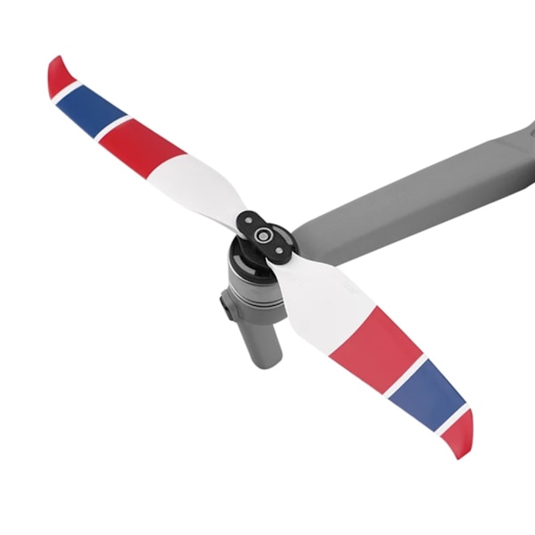 Drone tilbehør propel 4 par propelblade lav støj vinge ventilator reservedele støjreduktion demontering propelblade