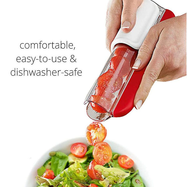 Fruktskivare, Druv-/körsbärs-/liten Tomatdelare, Fruktkaksdekoration Köksredskap Matlagningsverktyg För Fruktsallad, Grönsakssallad