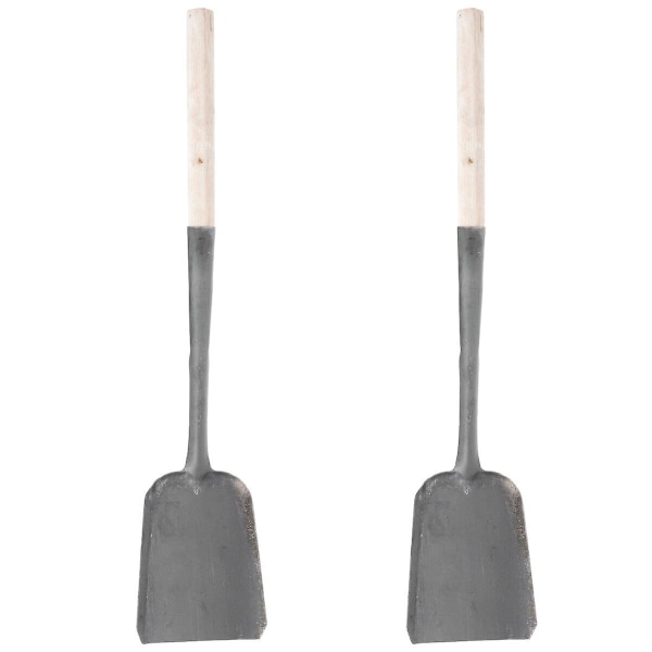 2 stk. Langskaftet Skove, Køkkenovnsskove, Pejsrenseskovl, Askeskovl, 2 stk. 59x12cm 2 pcs 59x12cm