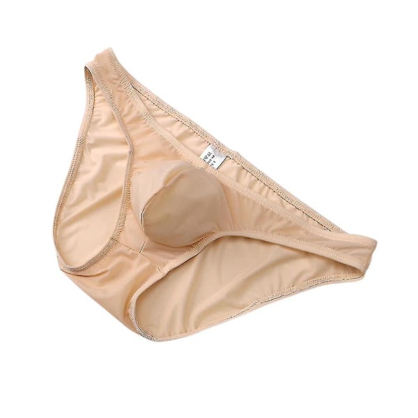 Herr Låg Midja Kalsonger Bekväma Stretch Underkläder Sport Trosor Påse Underbyxor Hudfärg L Skin Colour