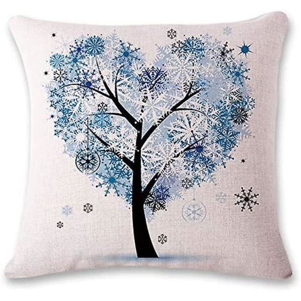 Navy Blå 45x45cm Myk Bomullsblend Putesett For Dekorativ Sofa Pute, 2 Stk Skandinavisk Gulvputetrekk