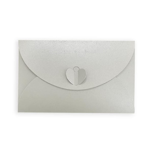 50 stk. konvolutter, håndlavet minigavekort, valentinskuverter, konvolut med hjertelås