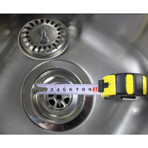 Tilbehør til køkkenvask, fortykket vask af afløbsdæksel i rustfrit stål, vaskprop, afløbsdæksel Vaskprop Diameter 79,3 mm=