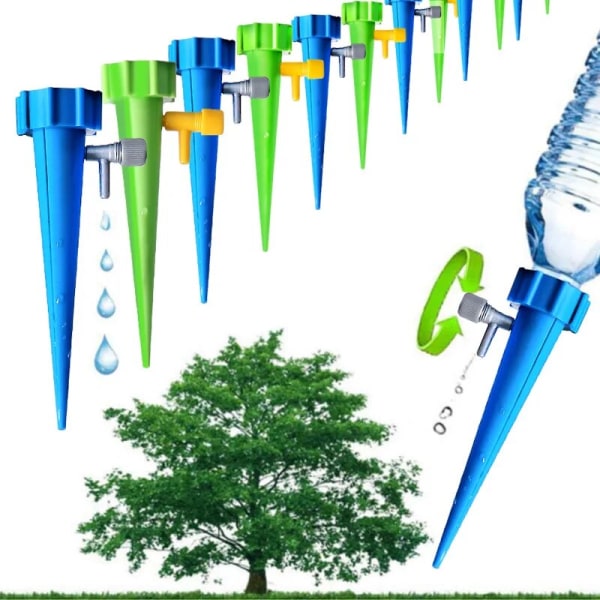 Dryppvanningssystem 12 stykker automatisk vanningsspiss for planter Hagevanningssystem Drivhusvanningssystem