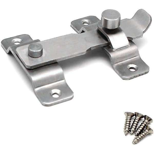 Sliding Door Latch Lock Stainless Steel 1pcs