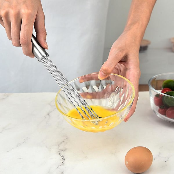 Æggepisker Æggepiske Bold Mixer Håndmixer Madlavning Rustfrit Stål (2 stk)