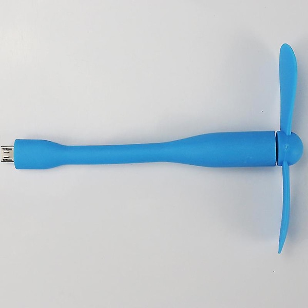 Mini Fleksibel Bøybar USB-vifte for Powerbank Laptop PC AC-lader Bærbar Håndvifte Datamaskin Sommer Gadget (6 stk)