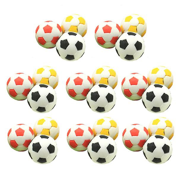 24 kpl Lasten Kynät Jalkapallo Lasten Jalkapallo Teemalla Syntymäpäiväjuhlat Suosio Piirustus Kumi Mini Jalkapallo 2.3*2.3cm
