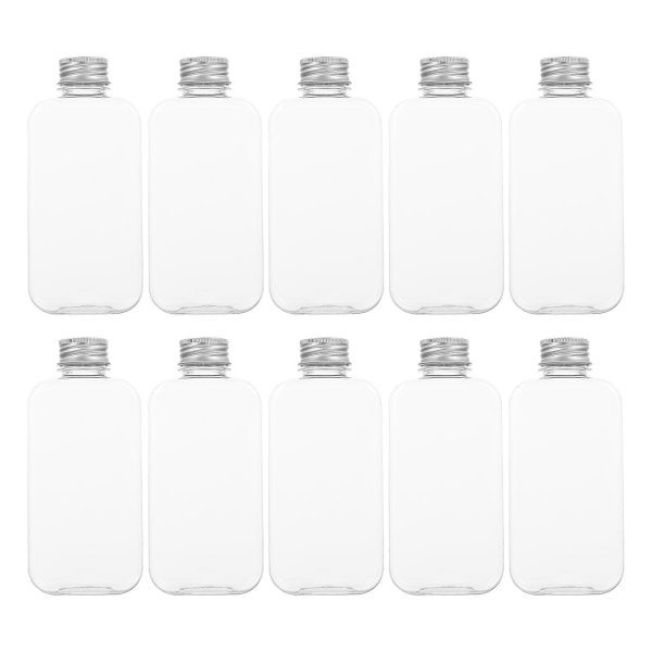 10 st Återfyllningsbara flaskor Drycker Förseglingsflaska Dryckesflaskor Drycksförvaringsflaskor Transparenta flaskorTransparent16X7X4CM Transparent 16X7X4CM