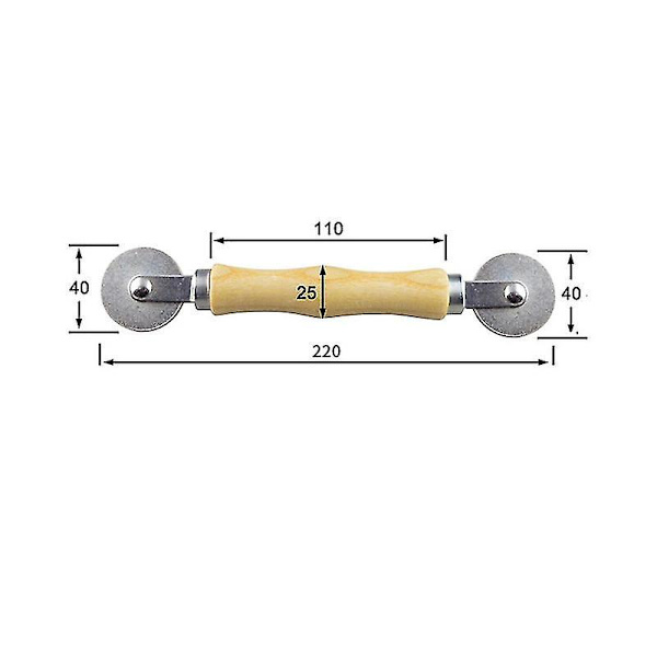 Trä Metall Skärm Fönster Spline Rulle Skärm Hjul Fönster Installationsverktyg Skärmdörr, 1 Styck