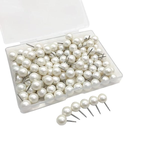 Metalliska Kulmapinnar för Träfixering, Push-Stift, Kontorsmaterial, 100 st