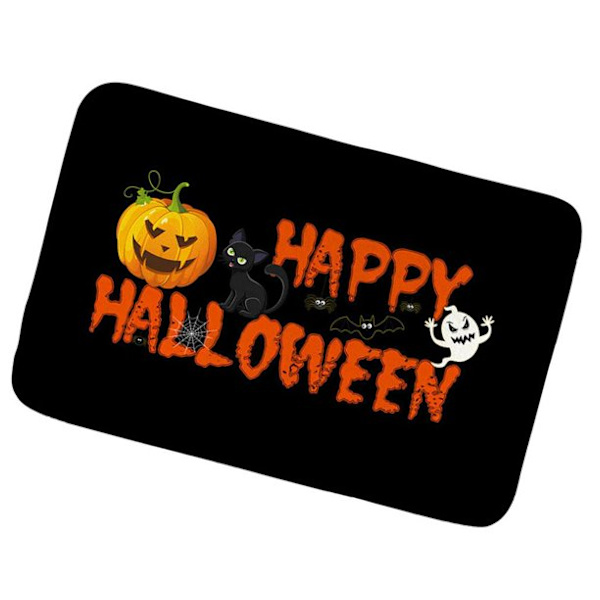 Halloween-Tervetuloa Matto Lattiamatto Liukuva Ovimatto Ovimatto Matto