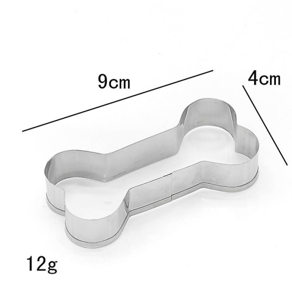 Hundbensformar, Rostfritt stål, 3-pack