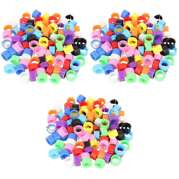 450 st 8mm Duvring Identifieringsring Öppningsbar Duvring Duvfotring 450 st 0,8X0,16CM 450 pcs 0.8X0.16CM