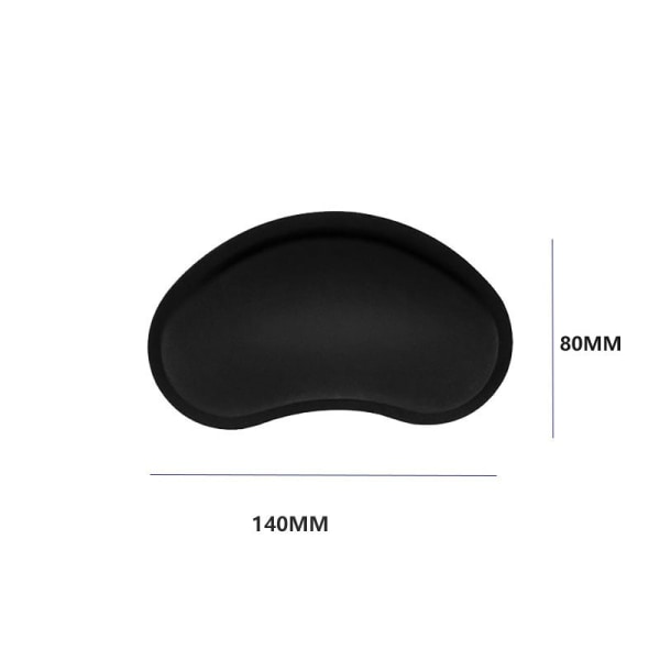 3-pack handledsstöd i minnesskum för datortangentbord, mus, ergonomisk design för att lindra smärta vid skrivning, skrivbordsdynor som stödjer handen