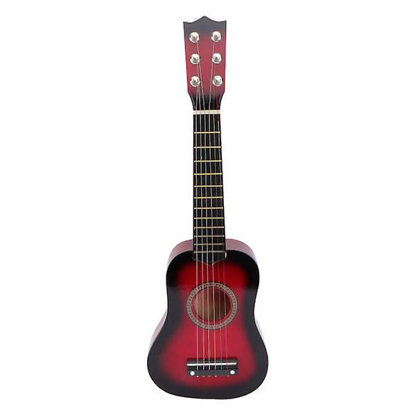 21 tums akustisk gitarr Bärbar trägitarr i liten storlek för barn Barn (röd) Marrone Marrone