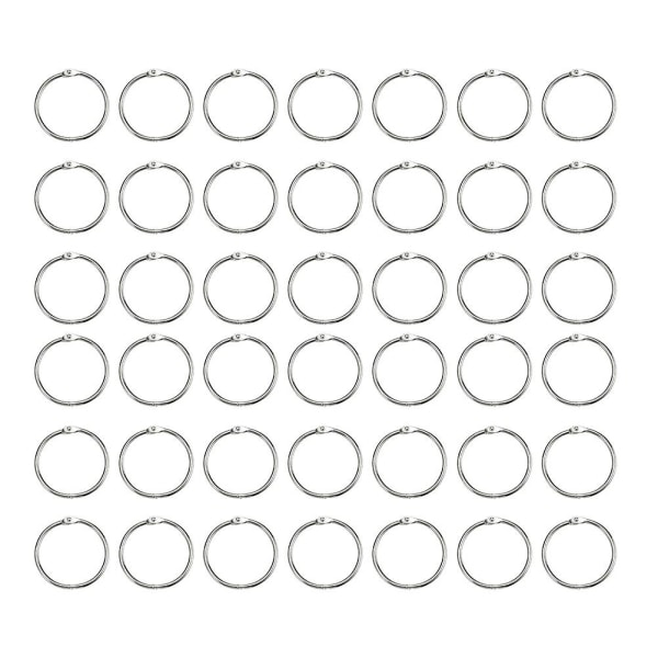 100 stk. Løse Blade Notebook Bogringe Små Forbindende Ringe DIY Album Materiale Bogringe 1,5 tommer 3*3cm