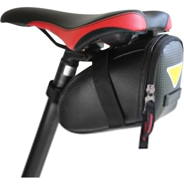 Cykelsadelväska Cykelväska - Straps on Bike Bag under Seat Pouch Pack Cykeltillbehörsväska,Cykelverktygsförvaringsväskor för Cycli