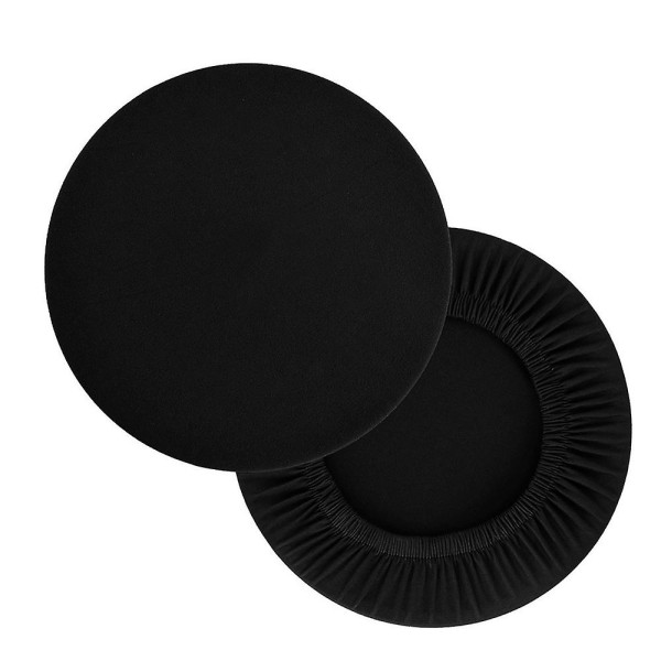 2 kpl Kangas Toimisto Kokouskalusteet Tarvikkeet Jakkara Peite Pyöreä Baarijakkara Peitteet - Super Pehmeä Ja Pestävä Elastinen Jakkara Päällinen 3045cm ChBlack Black