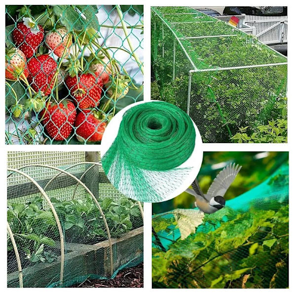 Fuglenet til Have Beskyttelse af Grøntsager og Frugttræer, Plastik Trellis Net til Fugle, Hjorte, Egern og Andre Dyr