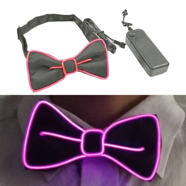 Fluorescerande fluga, LED-fluga för roliga rave-danser för män