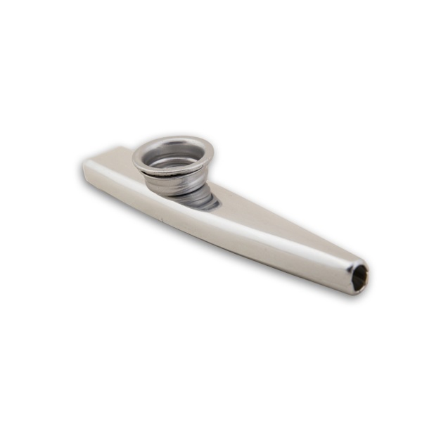 Sølv Aluminium Legering med Fløyte Membran Munnstykke Musikk Instrumenter Metall Fløyte Membran Instrument