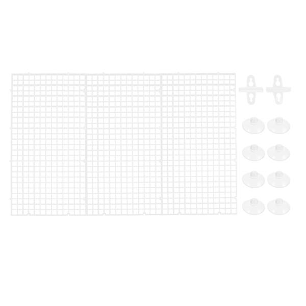 1 Sæt Akvarium Isolationsnet Akvarium Divider Fiskekum Divider Net Fiskekum Tilbehør Transparent 30X15X0.5CM Tansparent 30X15X0.5CM