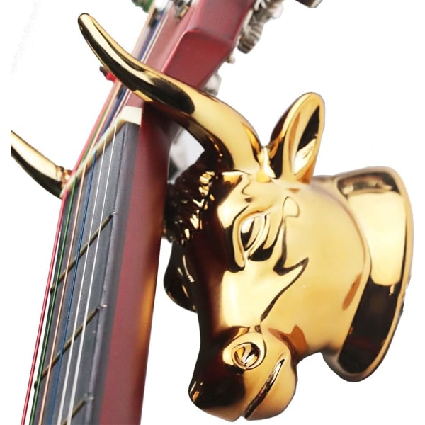 Gitarrhållare Vägg Hängare Tjur Konst Gitarr Ukulele Krok Gitarr Hängare Vägg Krok Hållare Stativ för Bas Elektrisk Akustisk Gitarr Ukul
