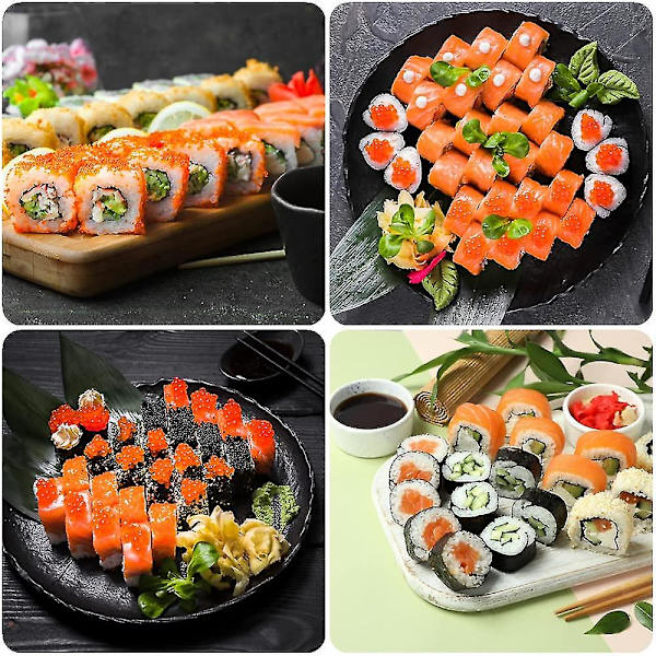 Sushi Maker Roller Multifunktionell Onigiri Form Risform Grönsaks- och Köttrullningsverktyg Gör-det-själv Sushi Maskin Kök