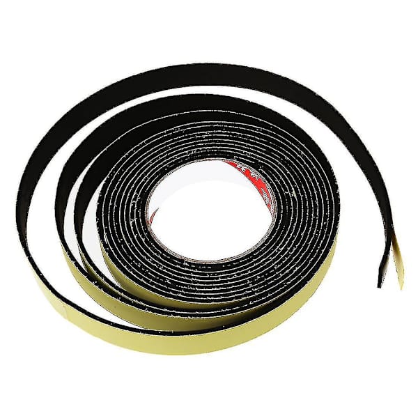5m Sort Enkeltklæbende Skumtape Lukket Celle 20mm Bred X 3mm Tyk