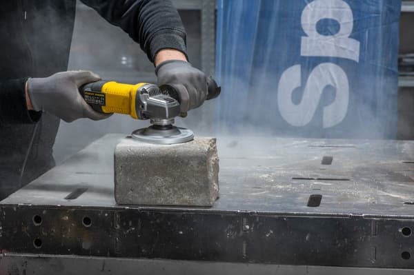 Diamantslibekopskive 125 mm Dobbelt Række Segmenteret Skive til Slibning af Beton Murværk Sten med Vinkelsliber