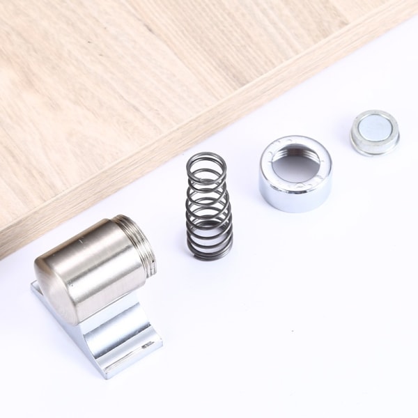 Magnetisk dörrstoppare, rostfritt stål Magnetisk dörrstoppare dörrstoppare för hemmakontor (borstat stål)