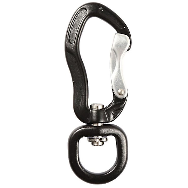Roterande Karbinhake Multifunktionell Aluminiumlegering Karbinhake Vridbar Karbinhake Clip Används För Utomhus Camping Vandring Ryggsäck Krok Nyckelring Etc (1st, Sv