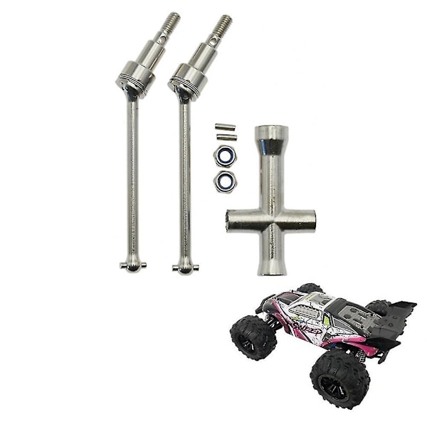 Metalinen etuakselin vetoakseli CVD-yhteensopiva Scy 16101 16102 16103 16201 Pro 1/16 Brushless RC-autojen päivitysosiin ja tarvikkeisiin