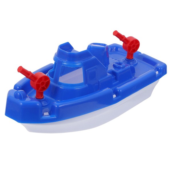 1 stk Lille Børns Plastik Racebåd Legetøj Interessant Børn Brusebad Badelegetøj Blå 28X11.5CM Blue 28X11.5CM