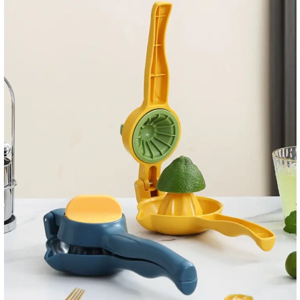 Citronpresser (2 stk) - Manuel Håndpresset, Citron & Lime Presser, Køkkenredskaber til citruspresser & Opvaskemaskine Sikker