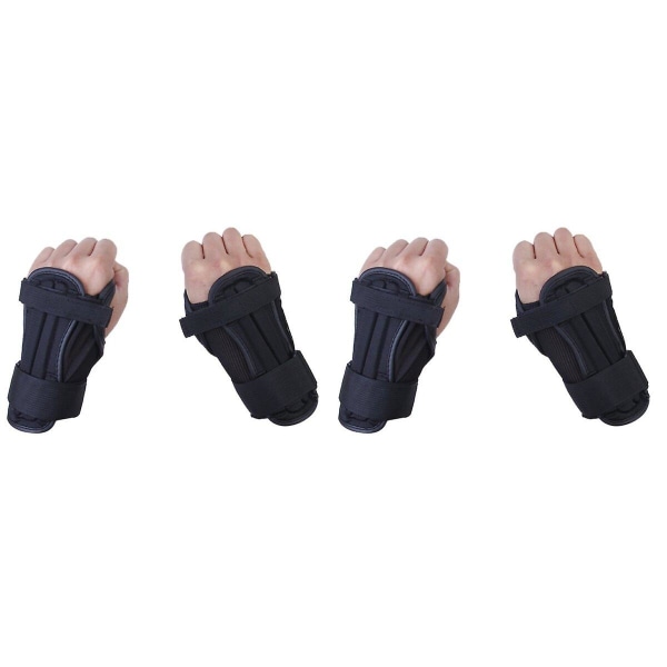 3 par (6 st) Hållbara Justerbara Skyddande Handledsstöd för Barn Snowboard Skidåkning 2pcs