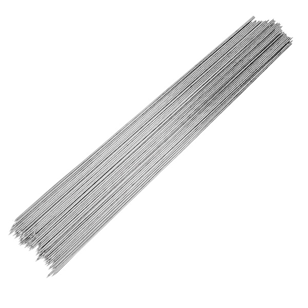 100 st Grillspett i Rostfritt Stål för Grillning (Silver) Silver