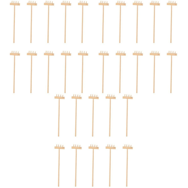 50 stk Unike Zen Hage Rake Slitesterk Bambus Te Kunst Hage Sandkasse Verktøy 30 stk 14X3.5CM 30 pcs 14X3.5CM