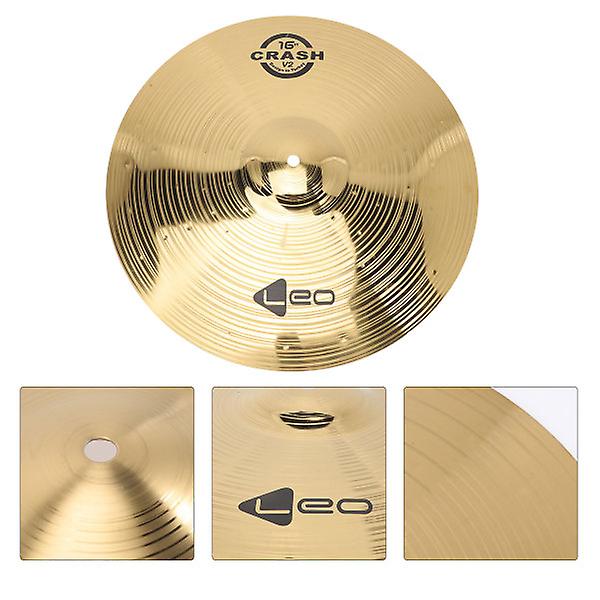 Jazztrumma Professionell Cymbaltrumset Cymbal Rostfri Trumcymbal Fade-resistent Trumcymbal Guld 39,8x3 Golden 39.8x39.8cm