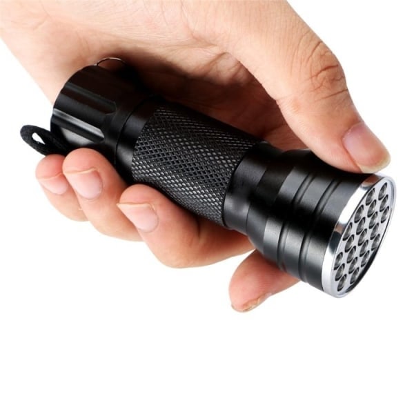 2-pak - UV-lampe / Sortlys Lommelygte - Pengedetektor