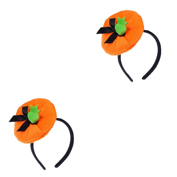 2st Halloween Pannband Pumpa Hatt Form Hår Huvudbonad För Kostym Party Maskerad (orange) 2st18. 2pcs 18.5X16.5cm